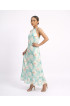 Hand Painted Rayon Halter Dress